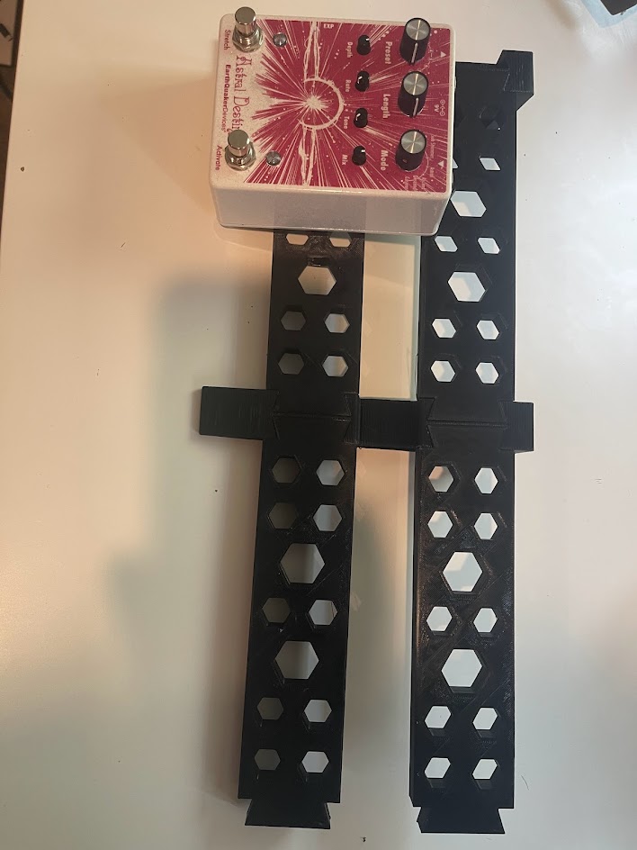 Modular Guitar pedal board for smaller printers
