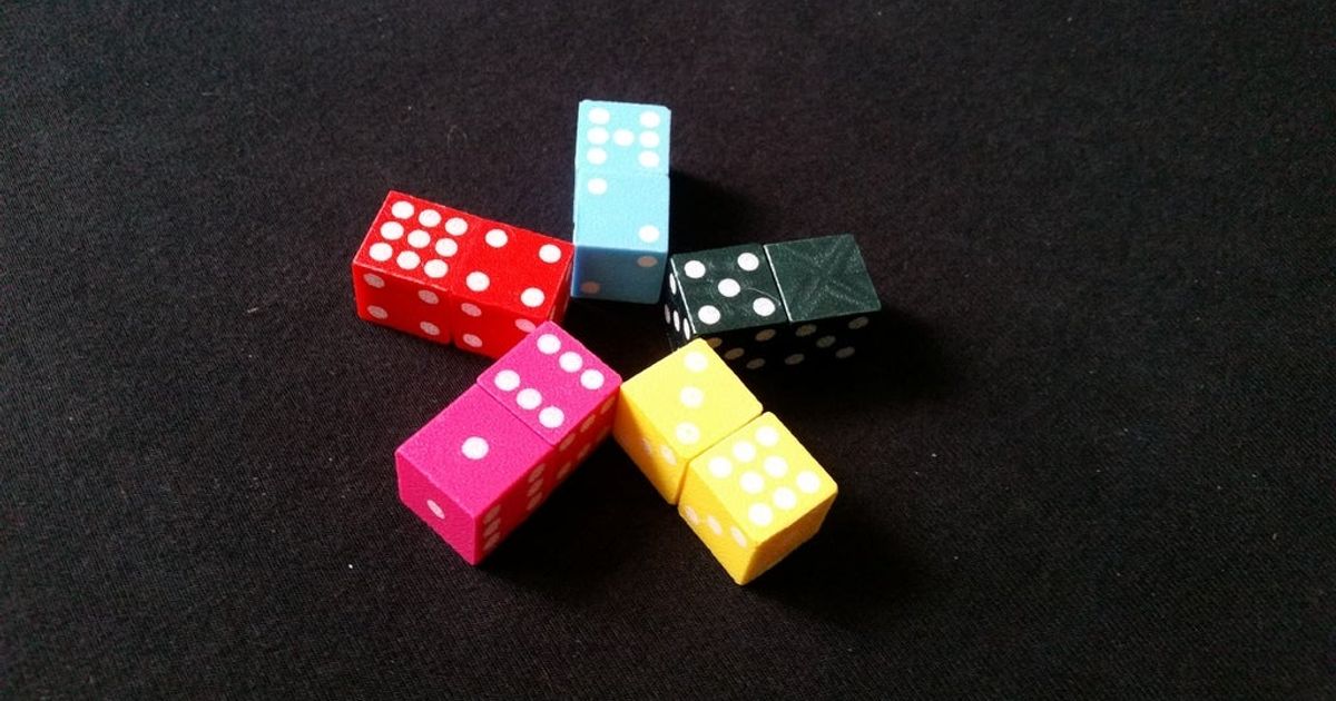 NonTransitive Grime Dice by SilenTree 12th Download free STL model