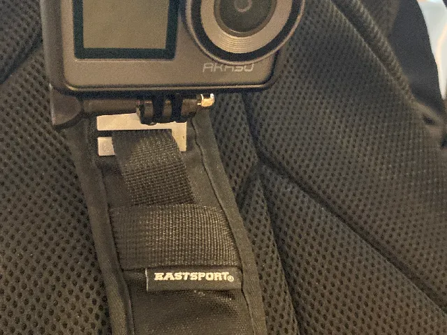 go pro back pack mount