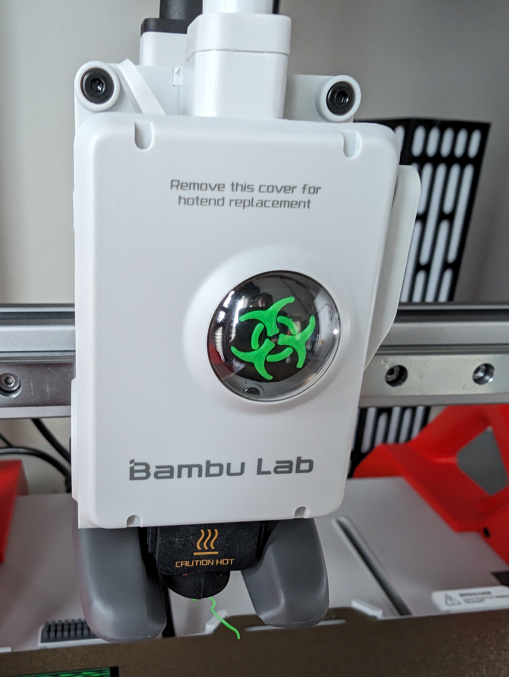 A1 Filament Wheel Extruder Indicator - Biohazard