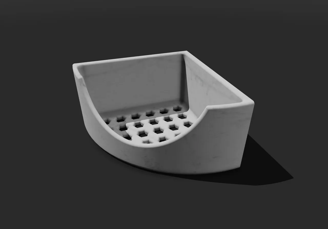 Corner Shower Shelves by SpongyBob, Download free STL model