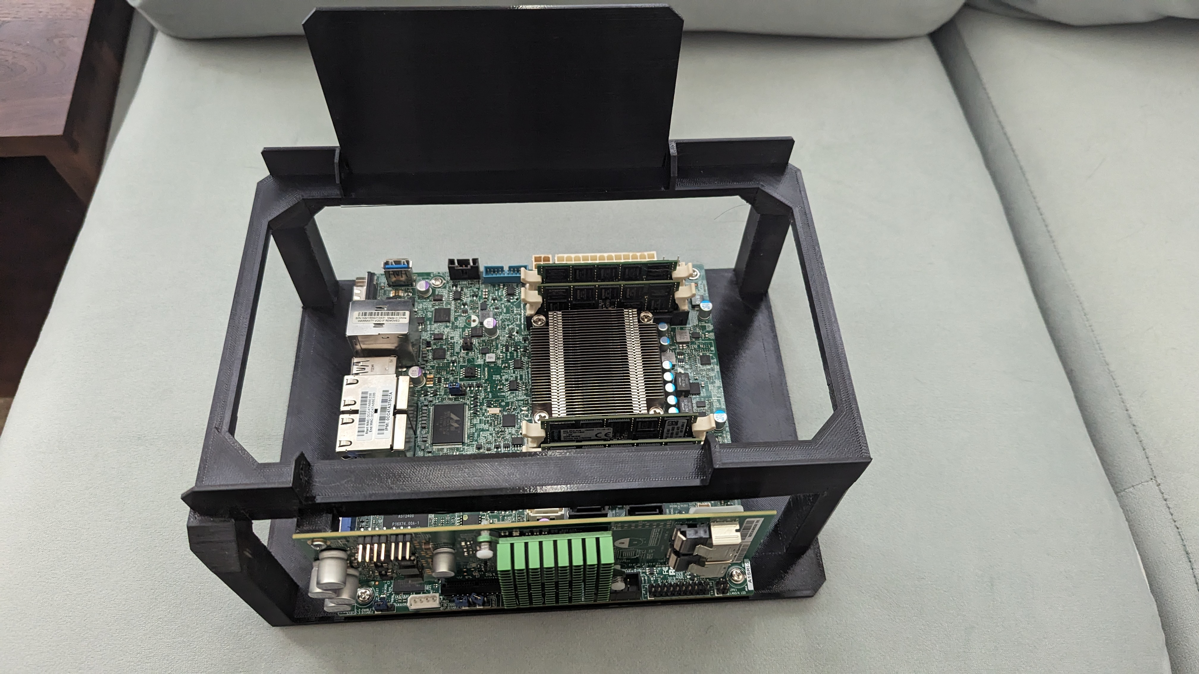 Ultra-Short Depth 4U(ish) ITX NAS Shelf
