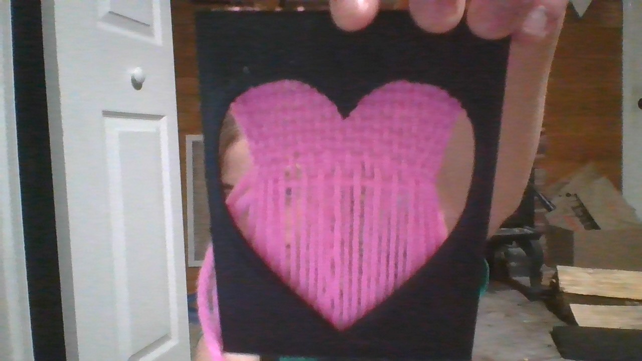 Heart Loom!! weaving loom for kids!