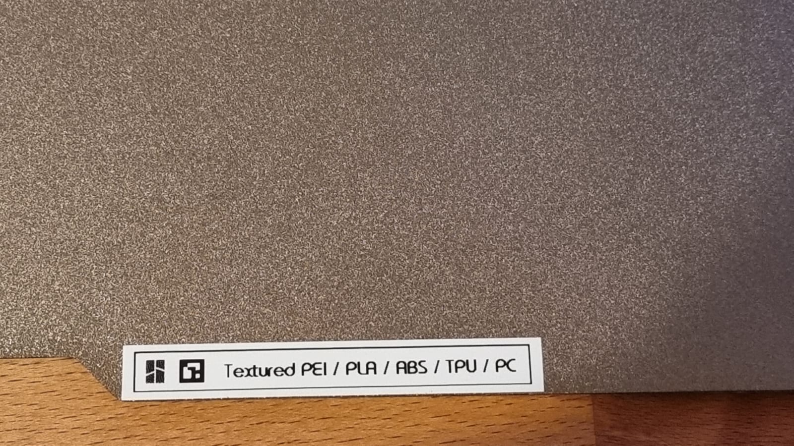 Bambu build plate QR Code (brother printer) - 12mm  (Updated Textured PEI/CoolPlate PEO) 3D model thumbnail