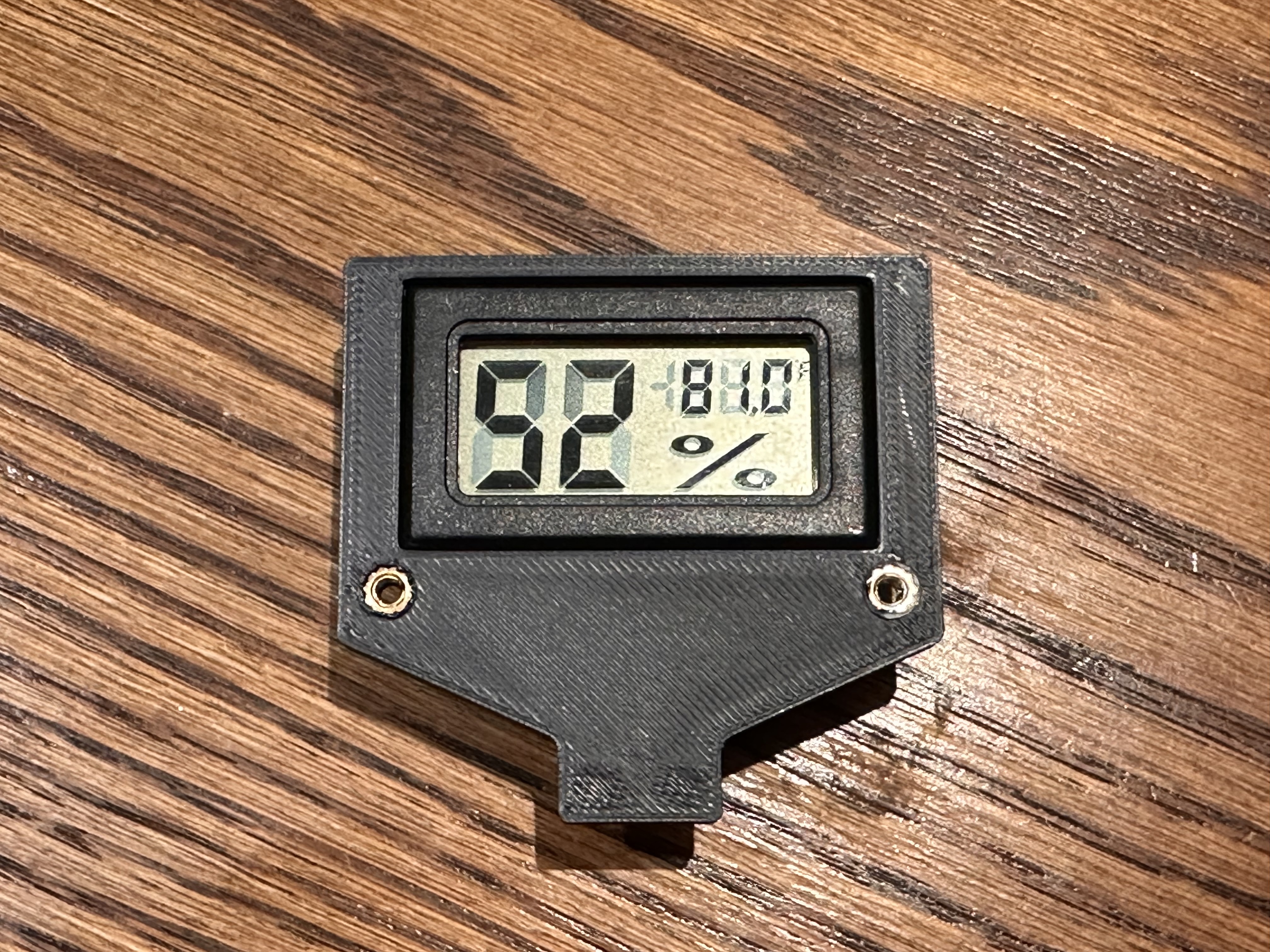 Temperature Humidity Sensor Mount Top Door Stop for Prusa XL EnXLosure 3D model thumbnail