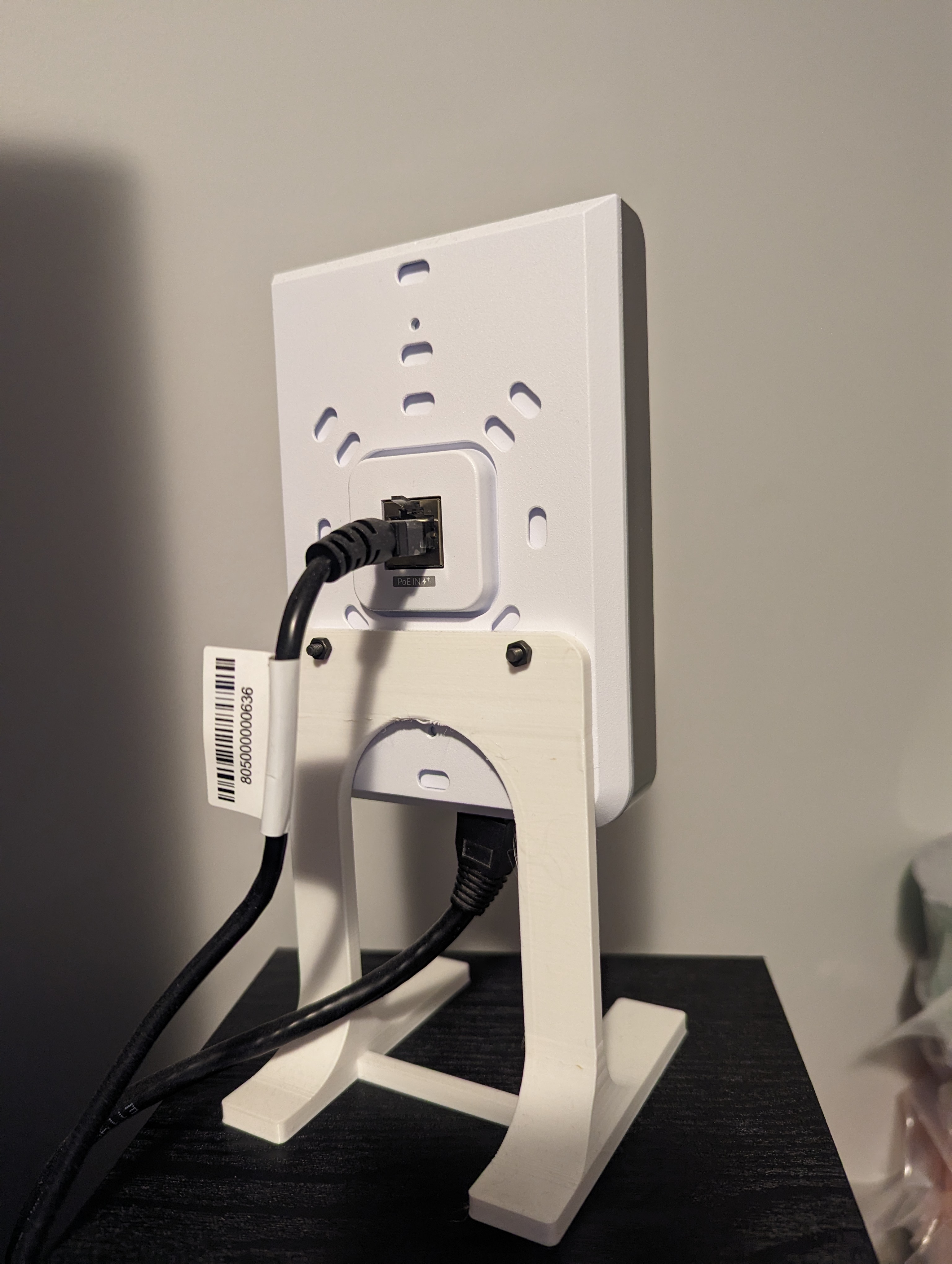 Standing Mount for Unifi AP Inwall U6 (U6IWUS) by Willywidget