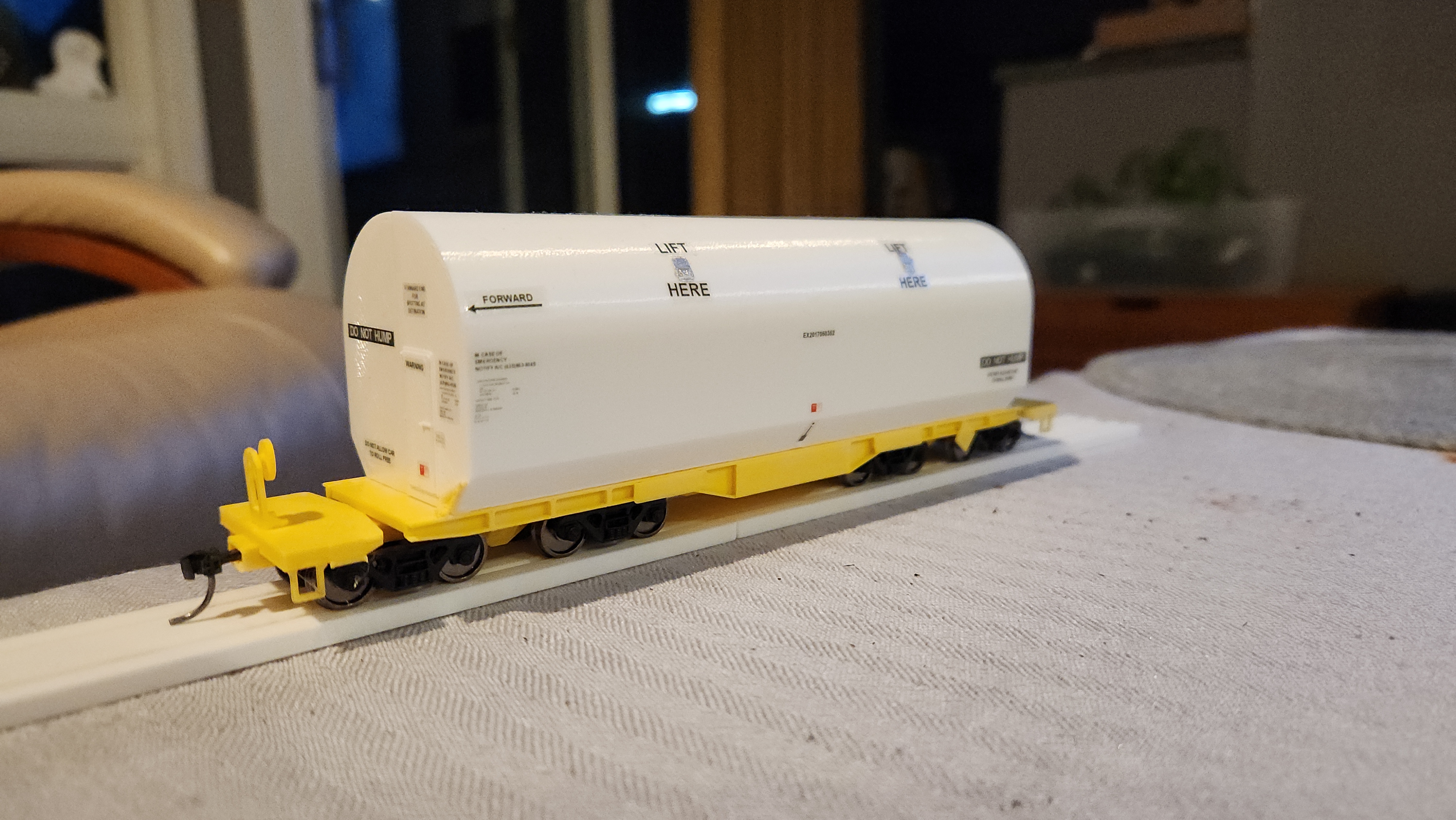 NASA Heavy-Duty Flatcar and Rocket Cover Load