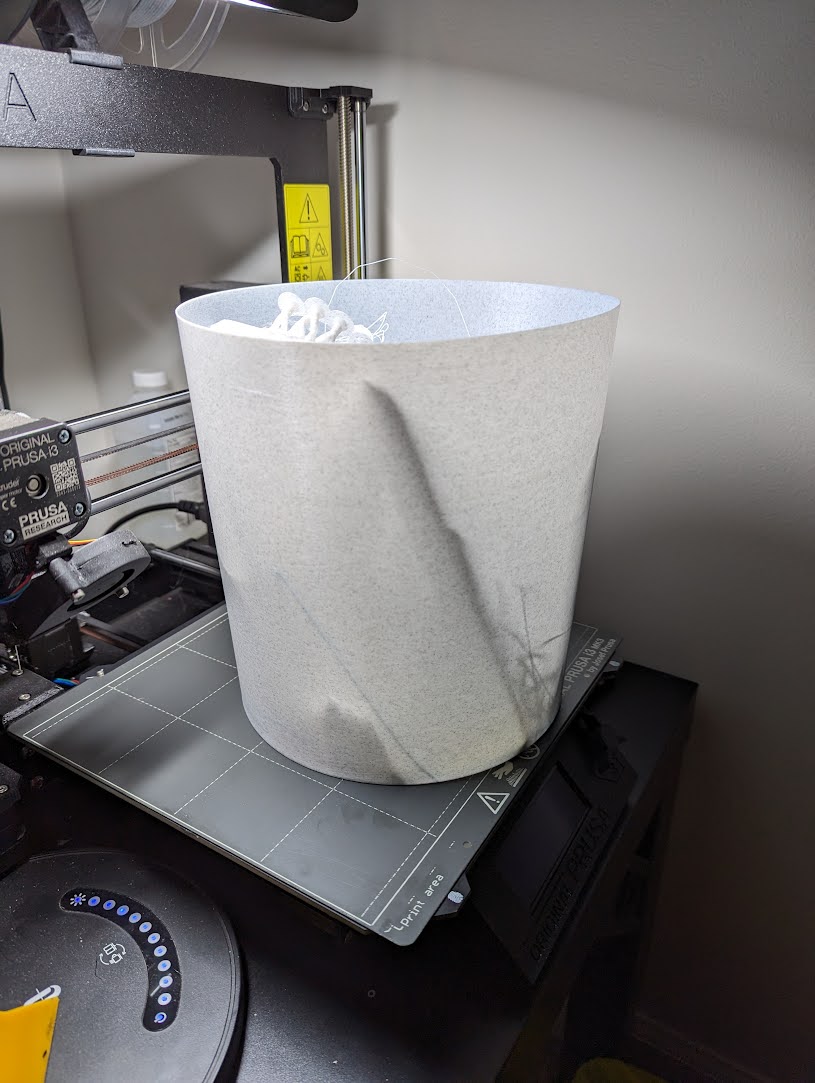Vase Mode Trash Can