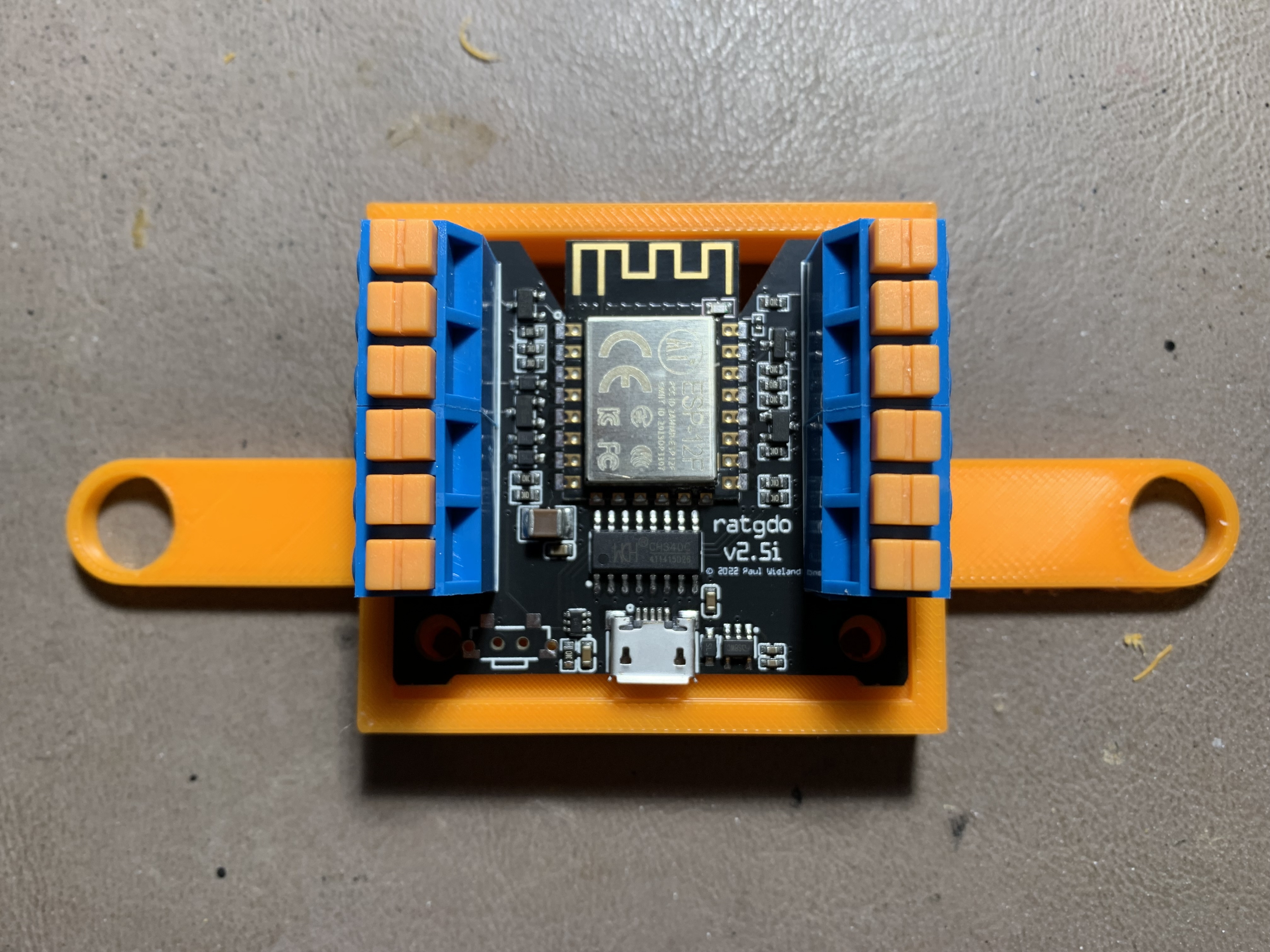 Ratgdo v2.5i with terminals open back