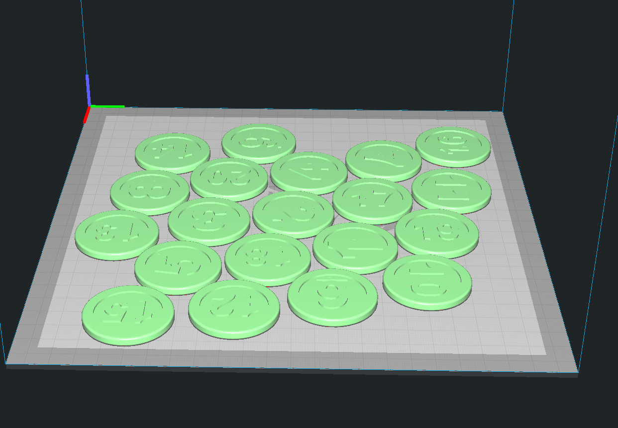 Numbered Coins