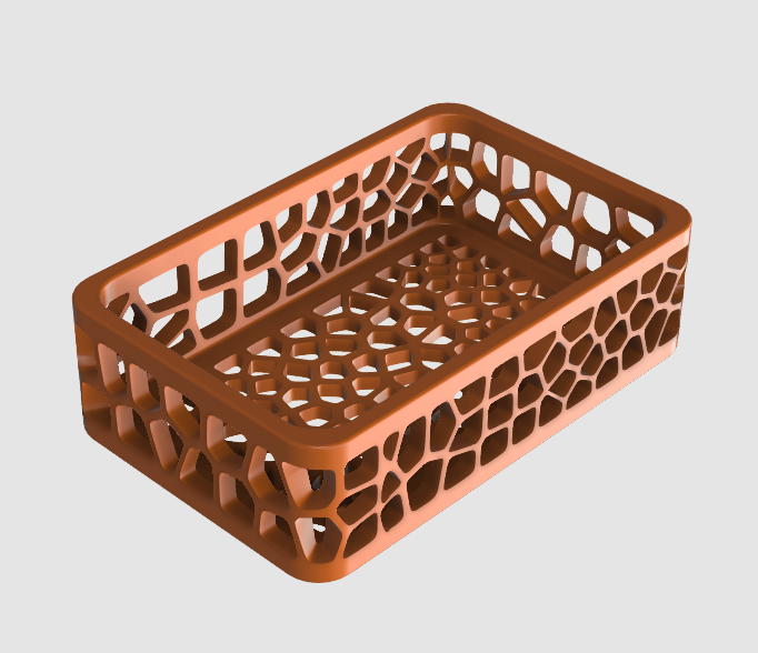 Voronoi Shower Bath Soap Holder Bathroom Tray Caddy