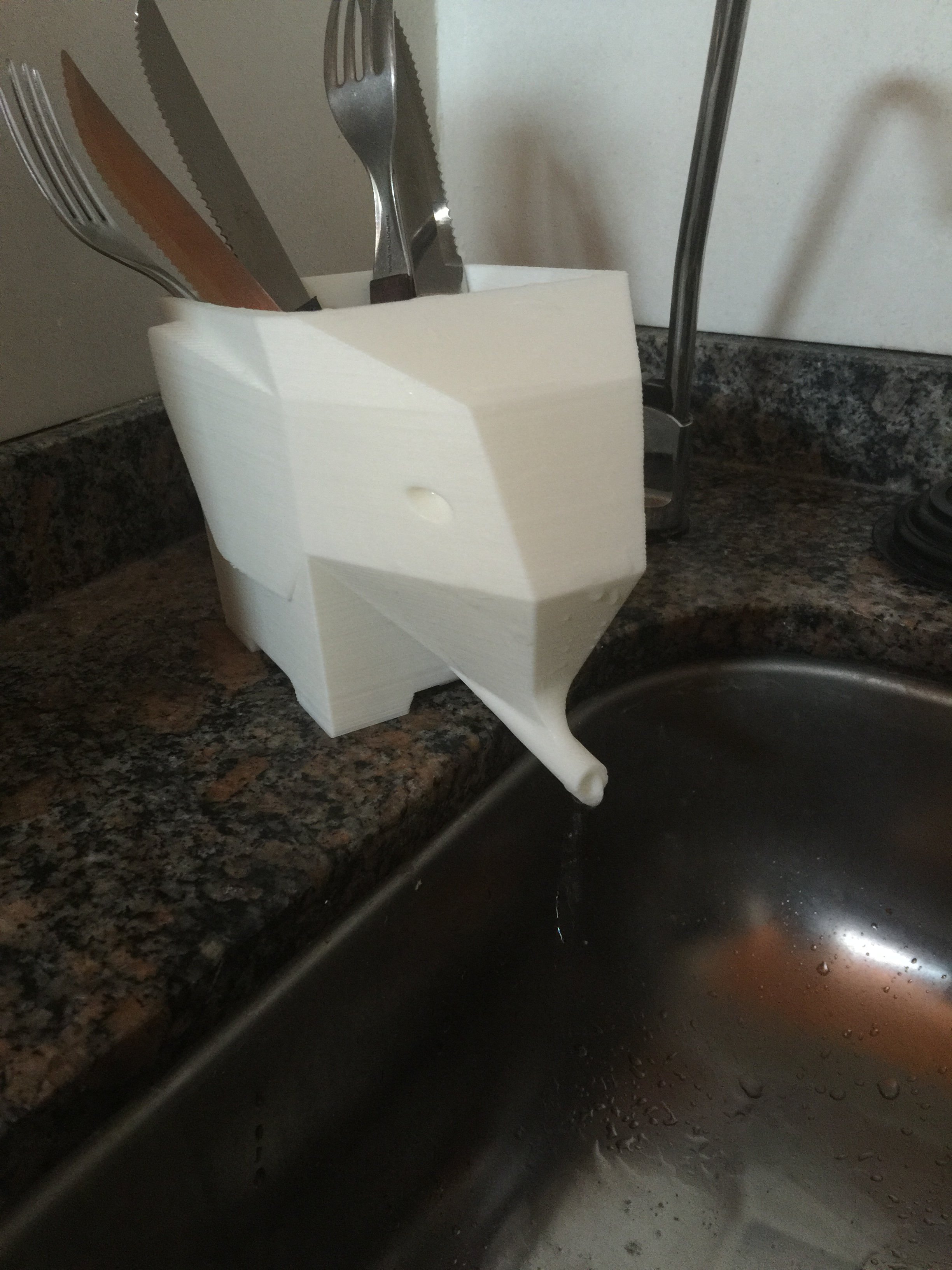 Jumbo Elephant Cutlery Drainer