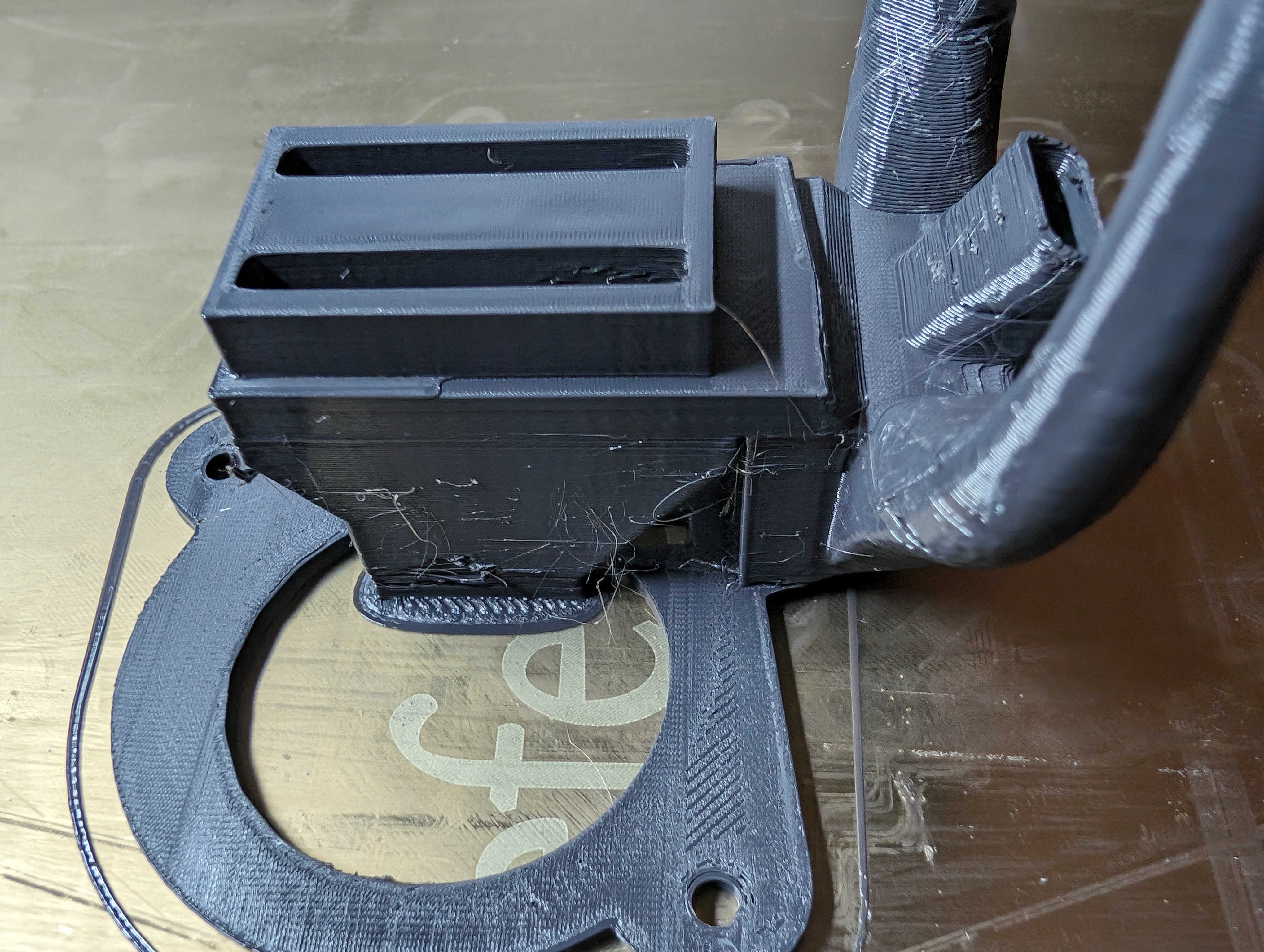 AnkerMake M5 5015 Fan Duct - No Supports 3D model thumbnail