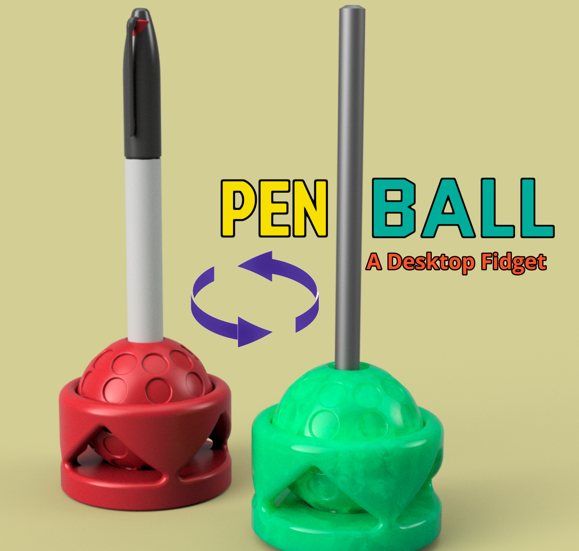 pen-ball-a-desktop-fidget-by-snail-download-free-stl-model