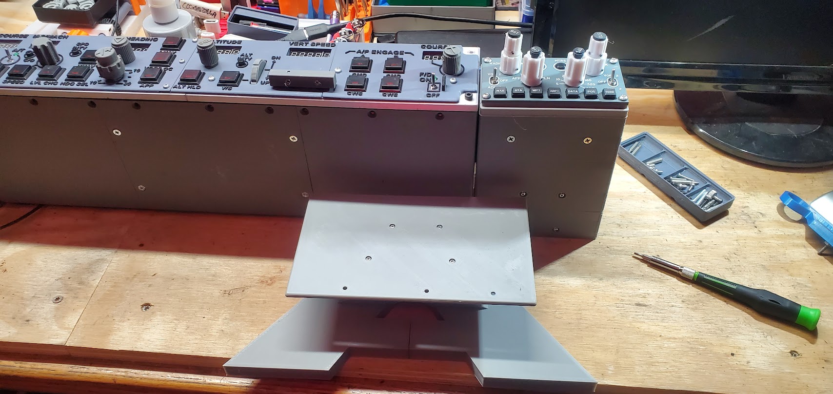 mcp-efis-stand-for-737diysim-3d-printable-mcp-by-ryan-gralinski