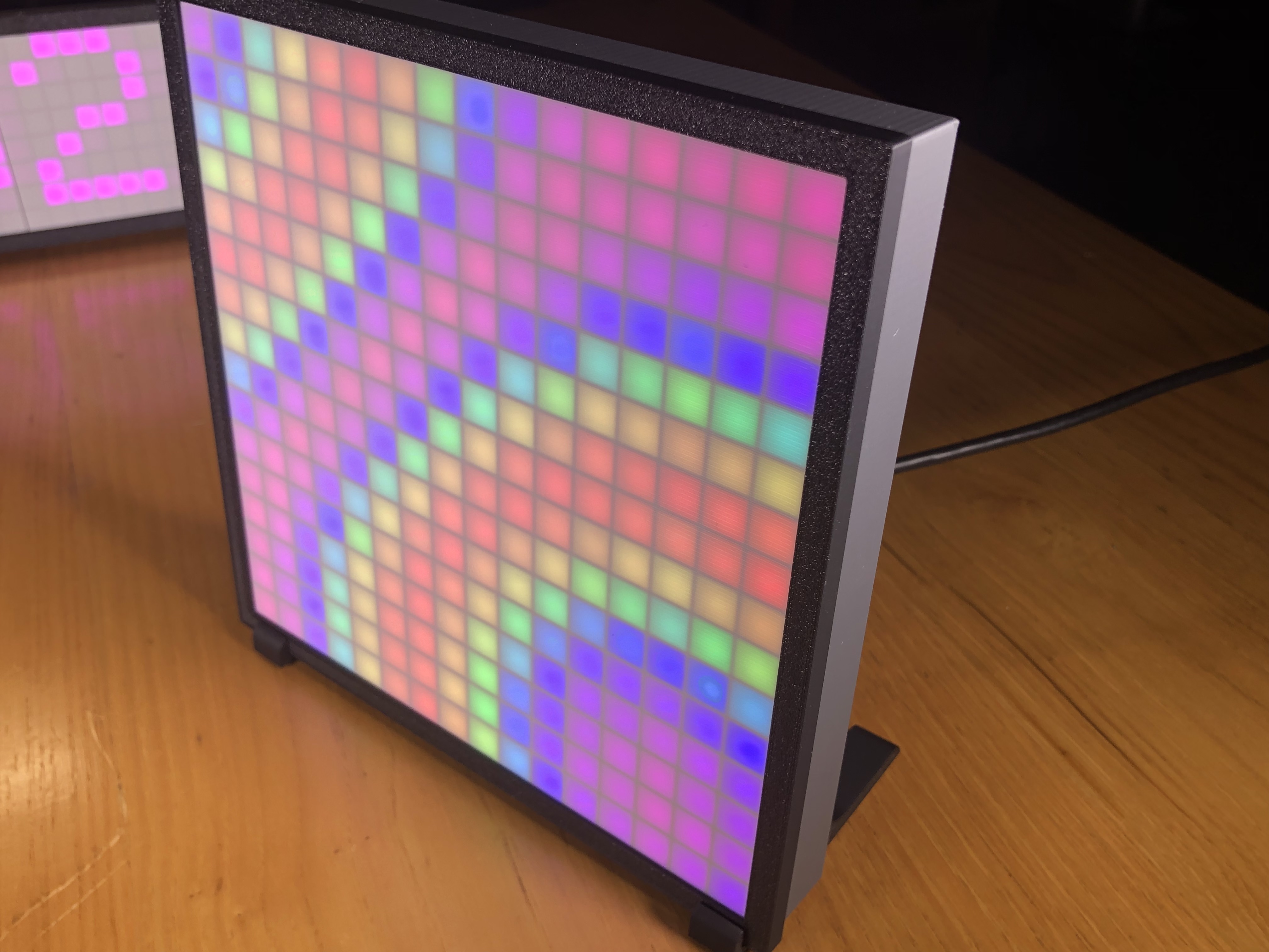 led-matrix-frame-stand-by-fractalnoise-download-free-stl-model