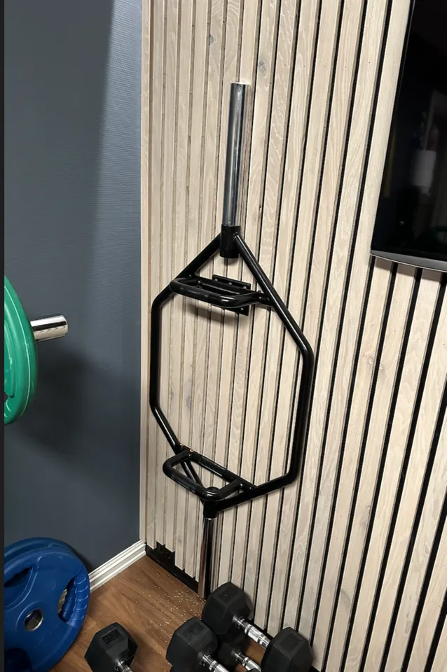 Trap bar wall storage top