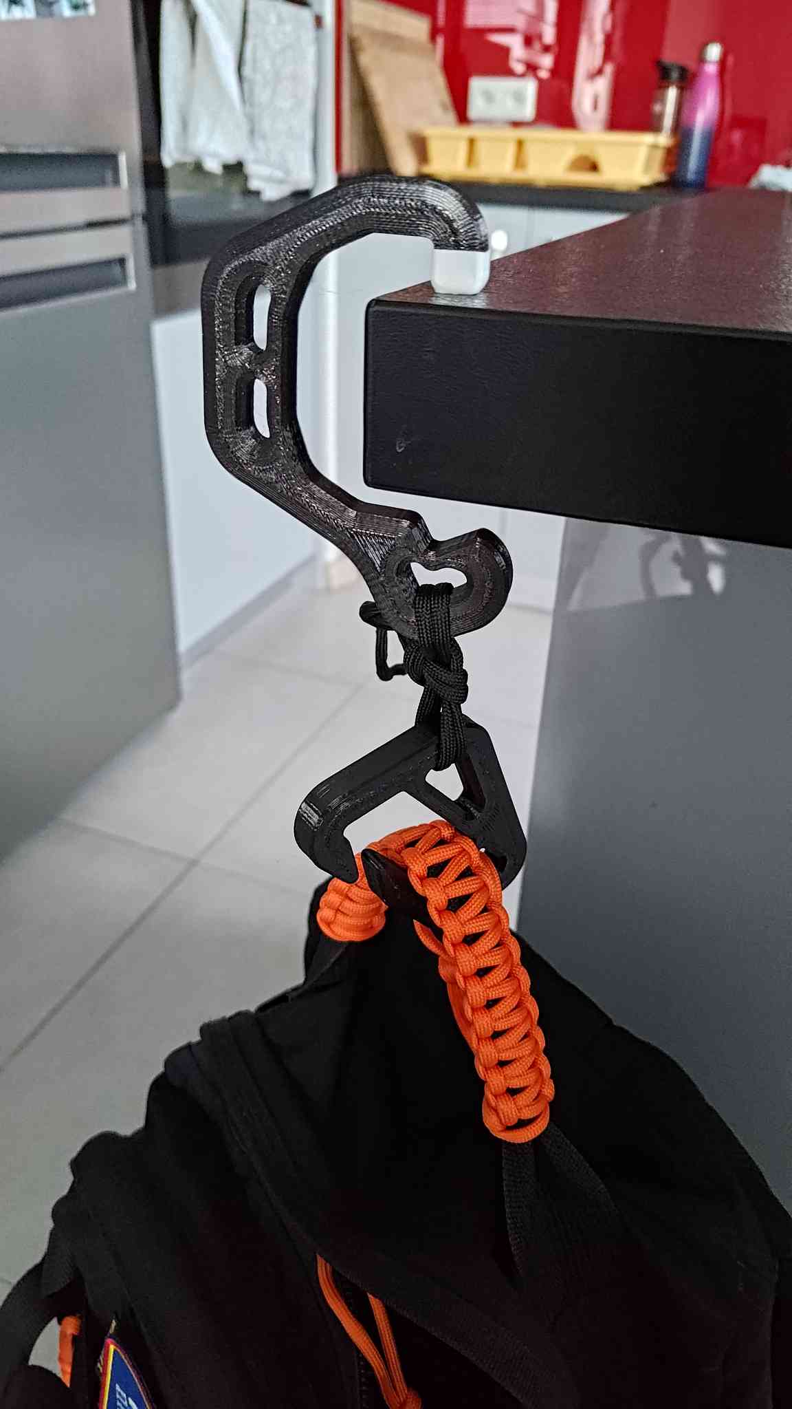 Miniatura 5 do modelo 3D Universal backpack/jacket hook