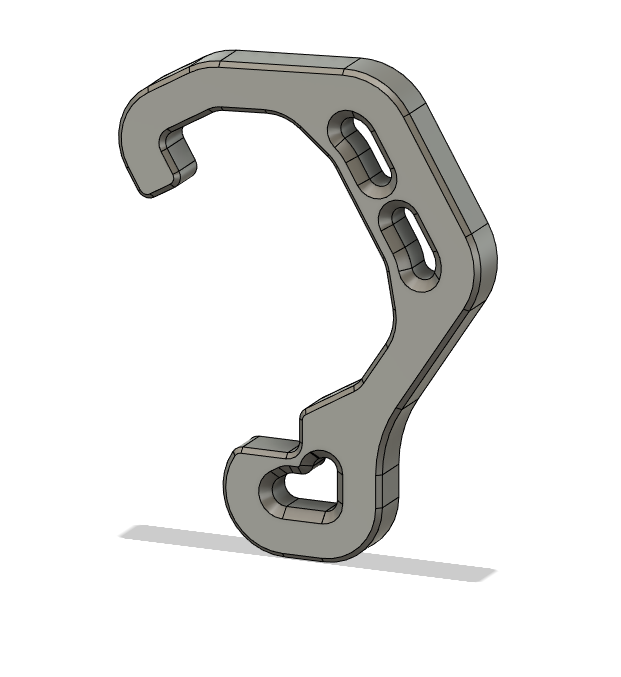 Miniatura 15 do modelo 3D Universal backpack/jacket hook