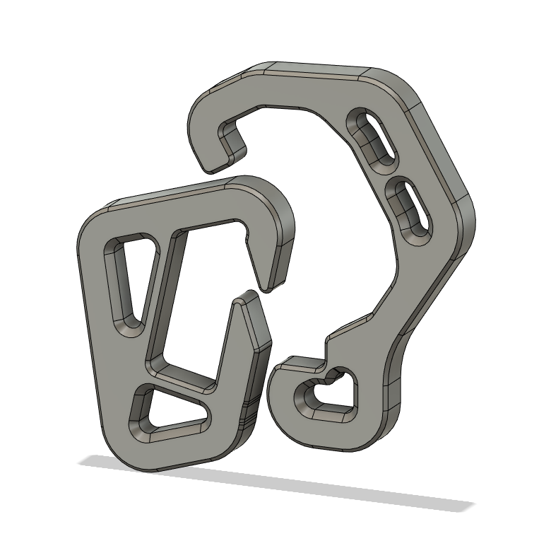 Miniatura 16 do modelo 3D Universal backpack/jacket hook