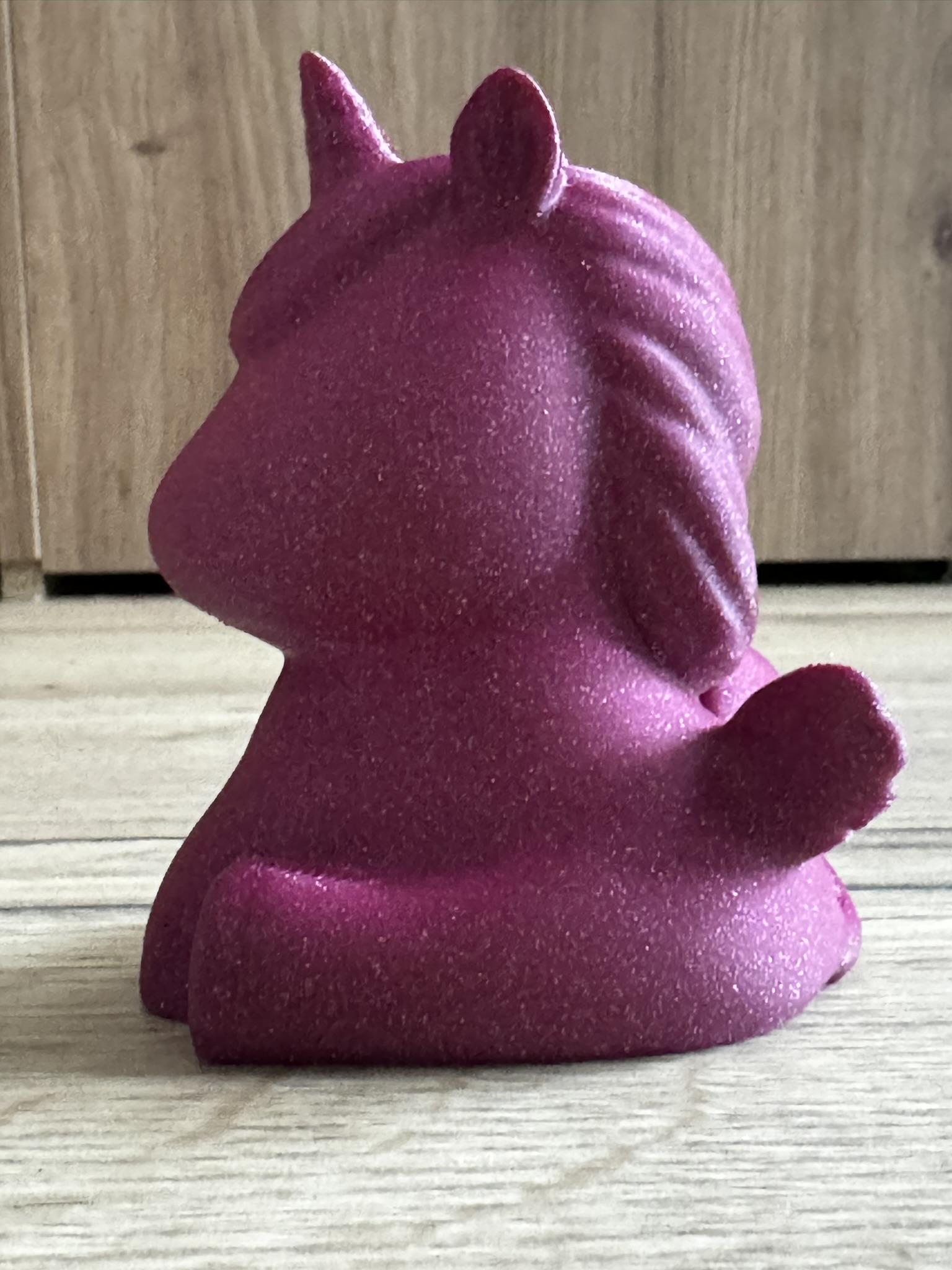 Miniatura 6 do modelo 3D Sitting unicorn (flat base)