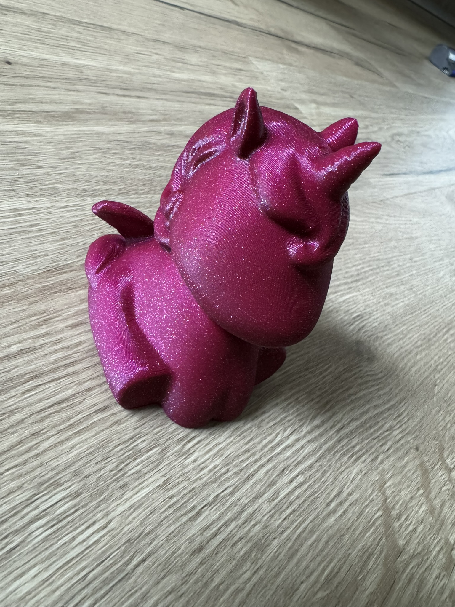 Sitting unicorn (flat base)