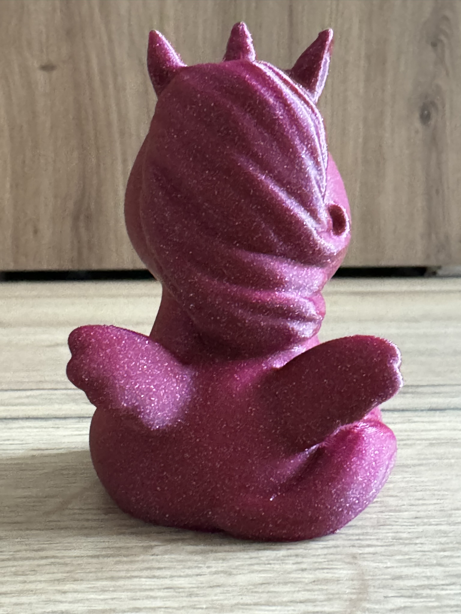 Miniatura 5 do modelo 3D Sitting unicorn (flat base)