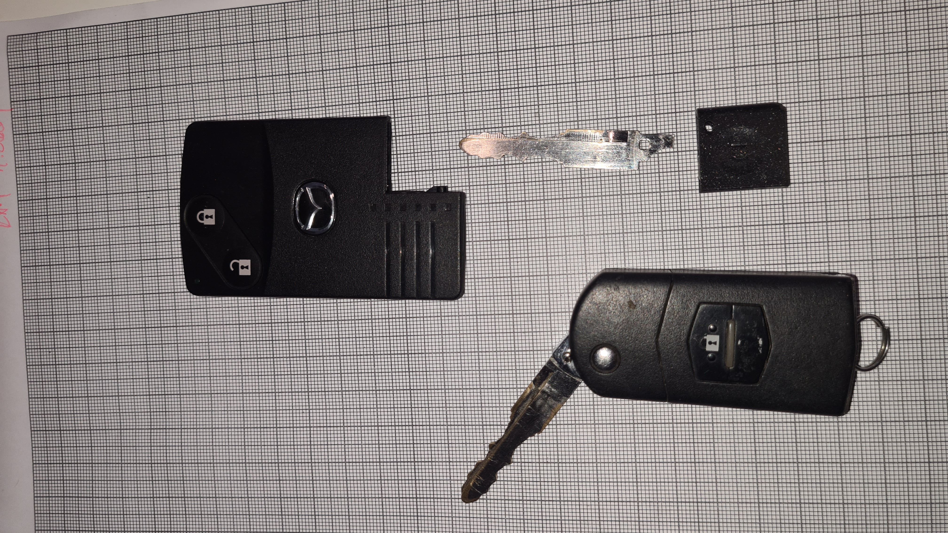 Mazda 6 keyless blade cover