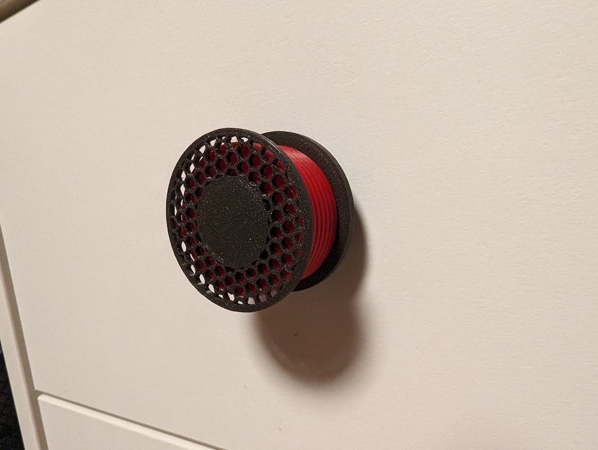 kallax prusament filament spool knob by Felix Mohr | Download free STL ...