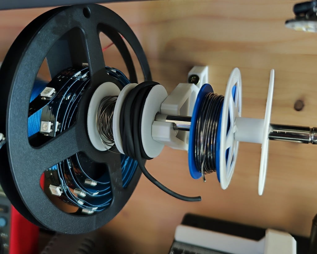 Workshop rollers and spools holder - Rollen und Spulenhalterung