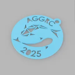 AGGRC Fish Christmas and Holiday Ornament