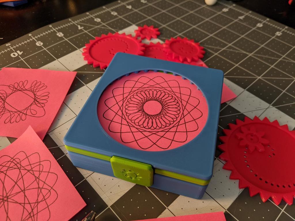 Portable Hypocycloid Drawing Kit