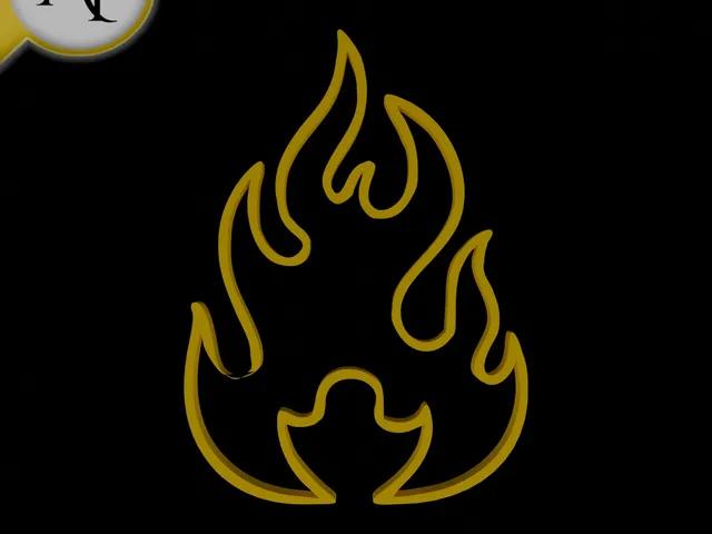 Simple Flame Symbol - 2D Art