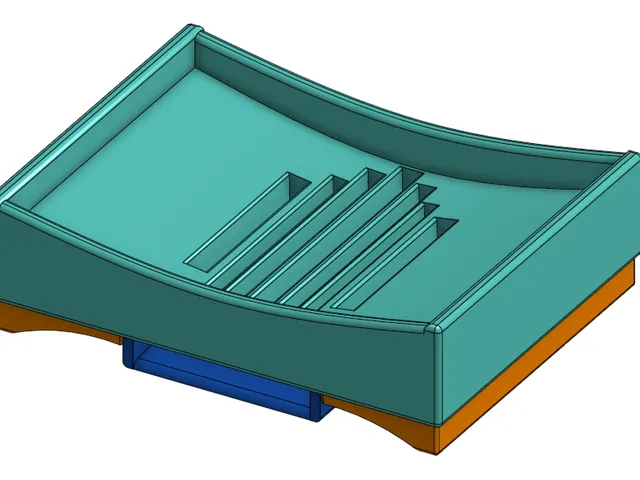 Soap Dish (with drainage and swappable water chute)