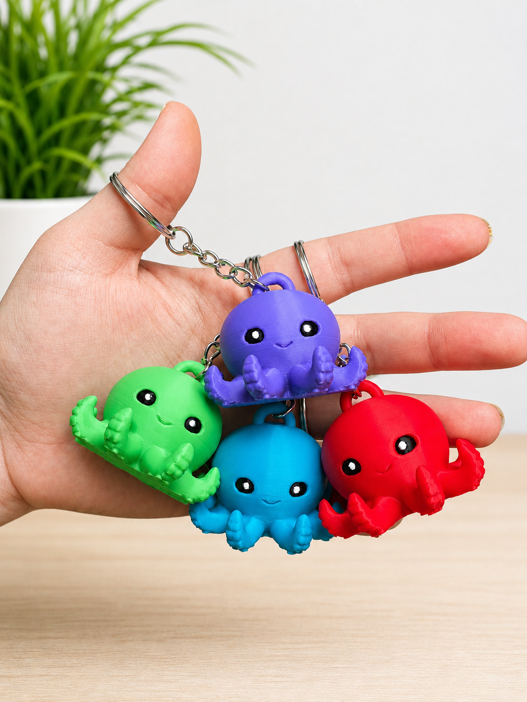 Cute Octopus Keychain NO SUPPORTS
