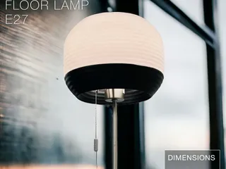 O RIDGE Floor lamp E27 fast print by Charles Regaud Download free STL model Printables