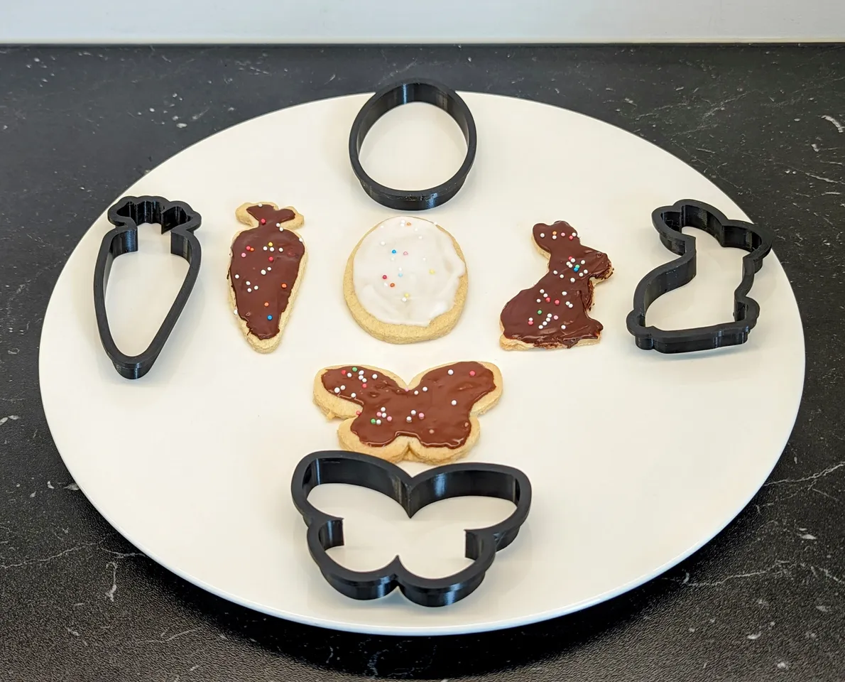 Easter Cookie Cutters Set of 4