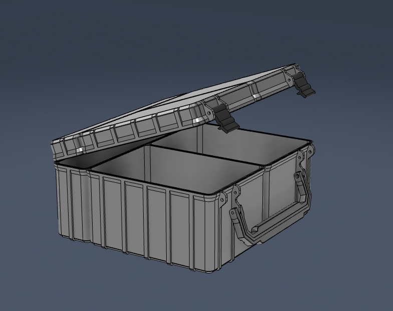 Rugged Tool Box - 3 in 1 Design