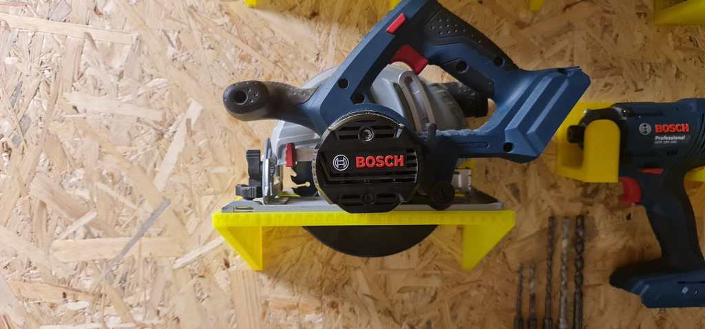 Bosch Professional GKS 18V-57 Wall Mount by Stiffmaster, Download free STL  model
