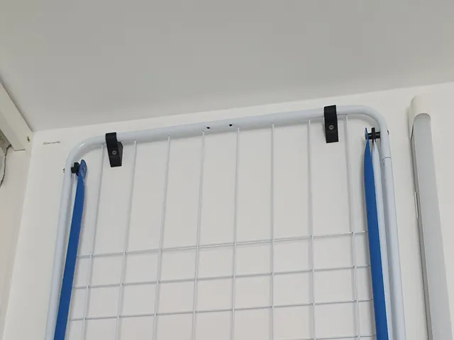 clothes horse wall mount