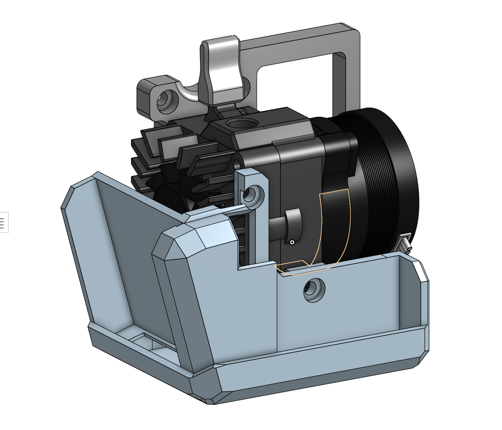 Smart Orbiter v3.0 to Biqu B1 mounting plate and fun duct