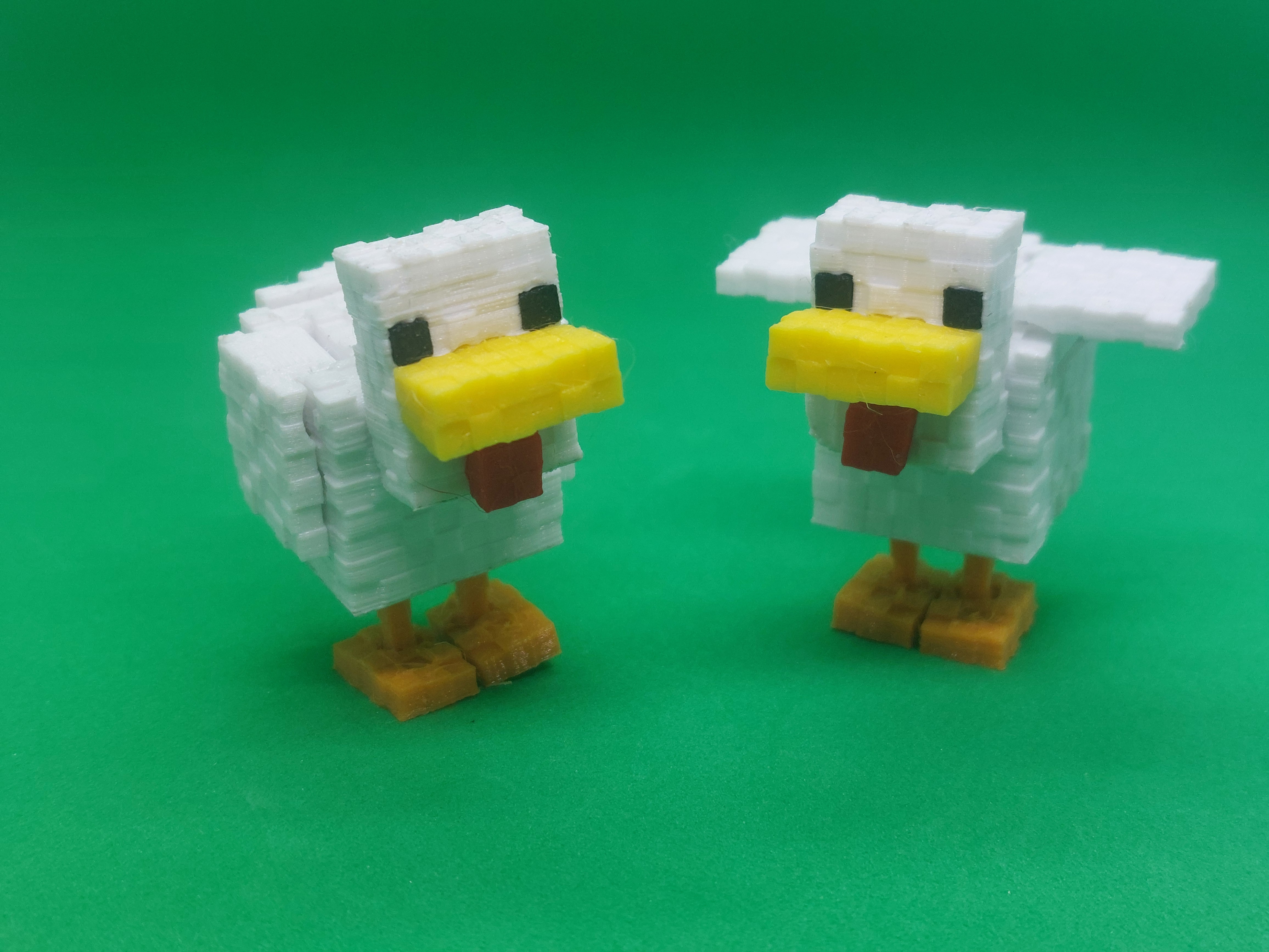 Miniatura 14 do modelo 3D Minecraft Chicken Duck