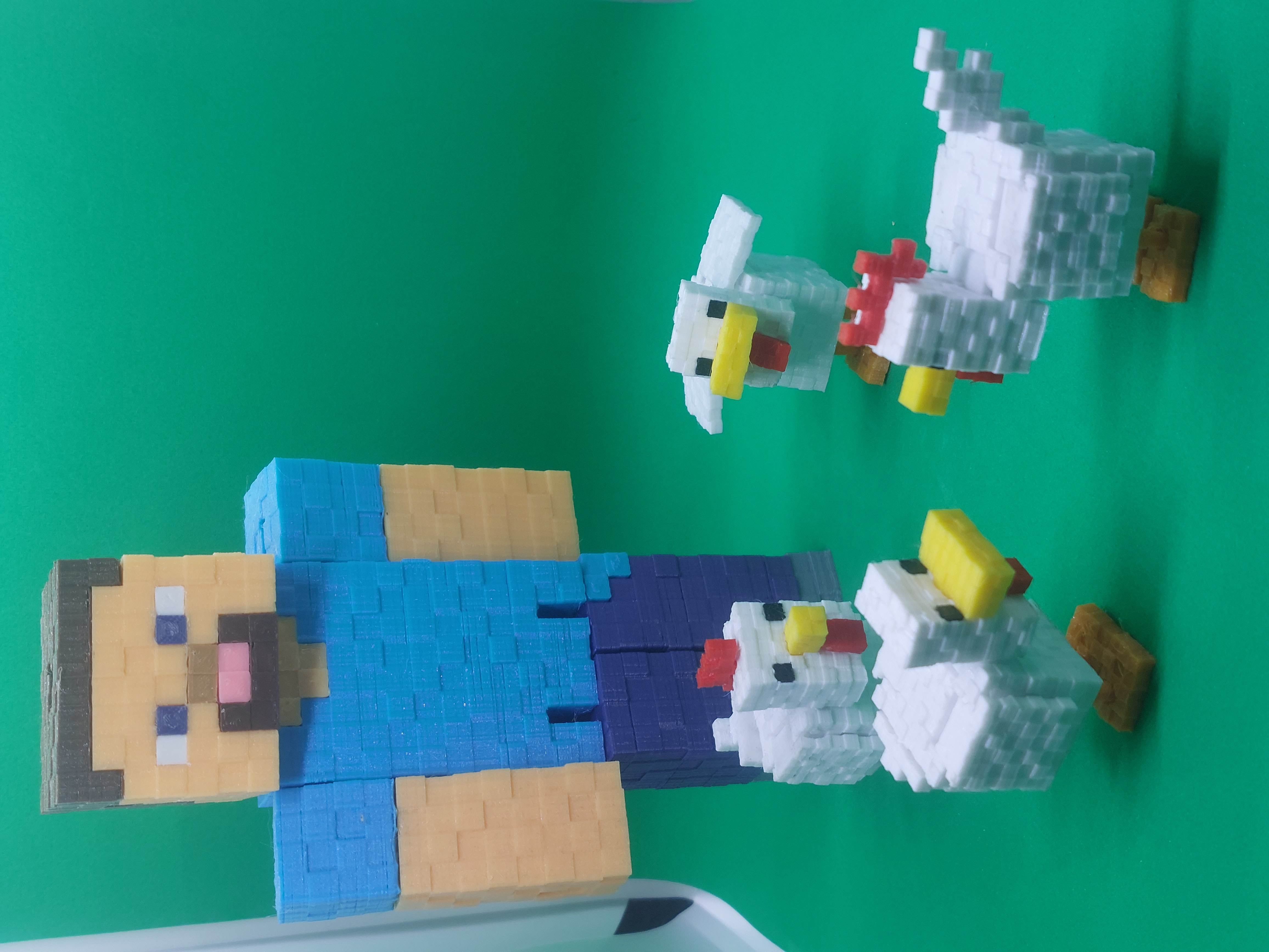 Miniatura 16 do modelo 3D Minecraft Chicken Duck