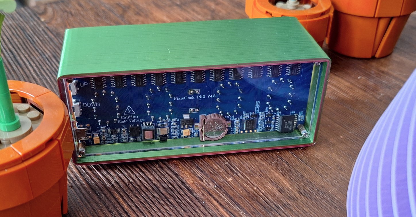 Simple IN12 Nixie clock case by Fulior Download free STL model