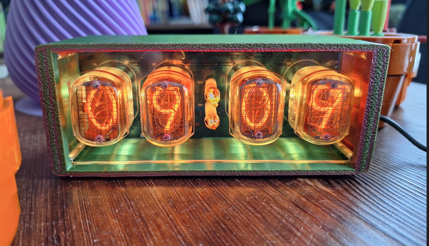 Simple IN12 Nixie clock case by Fulior Download free STL model