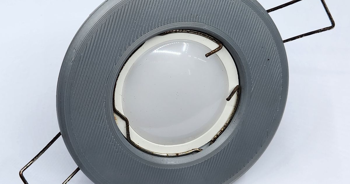 Downlight (LED GU10) Updated by Ewert Snyman Download free STL model