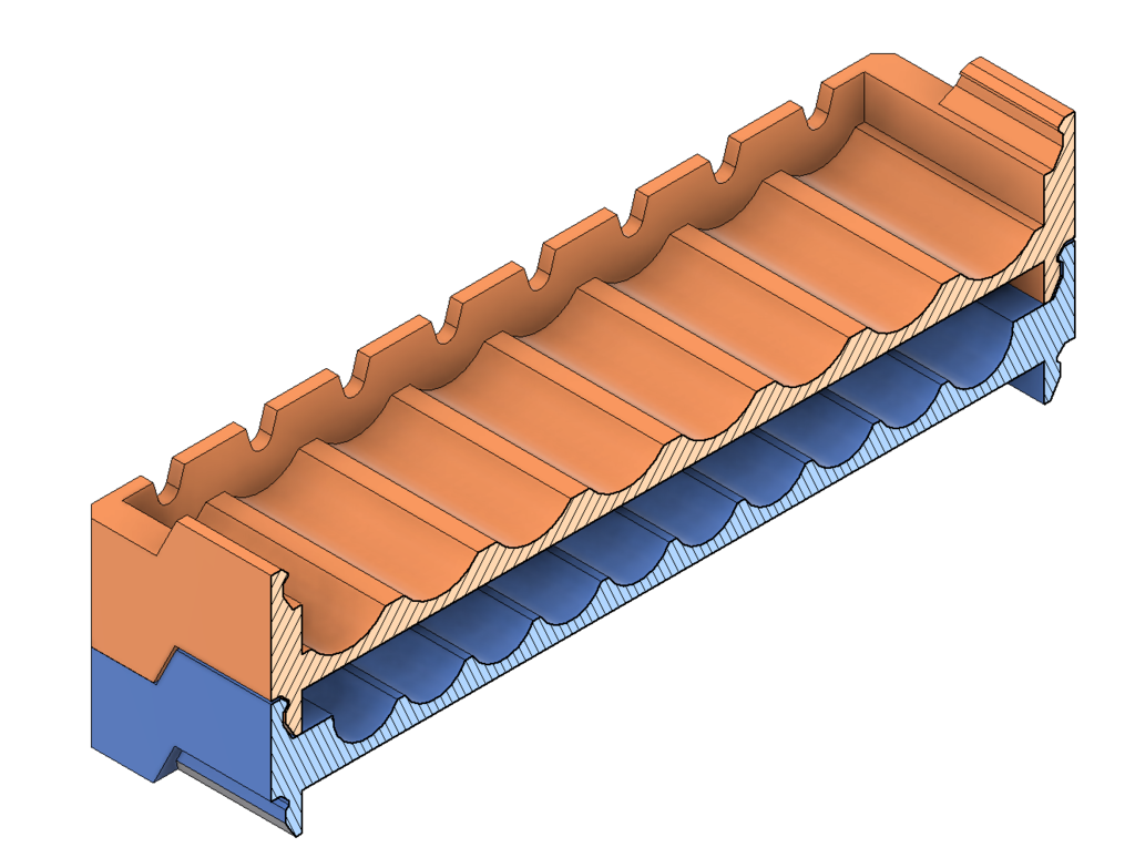 Miniatura 5 do modelo 3D Stackable AA/AAA battery holder