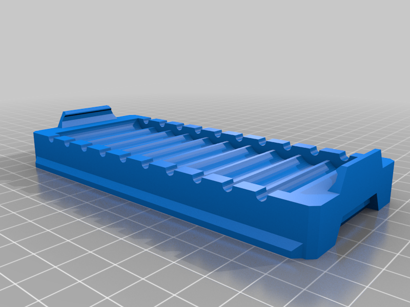 Miniatura 6 do modelo 3D Stackable AA/AAA battery holder