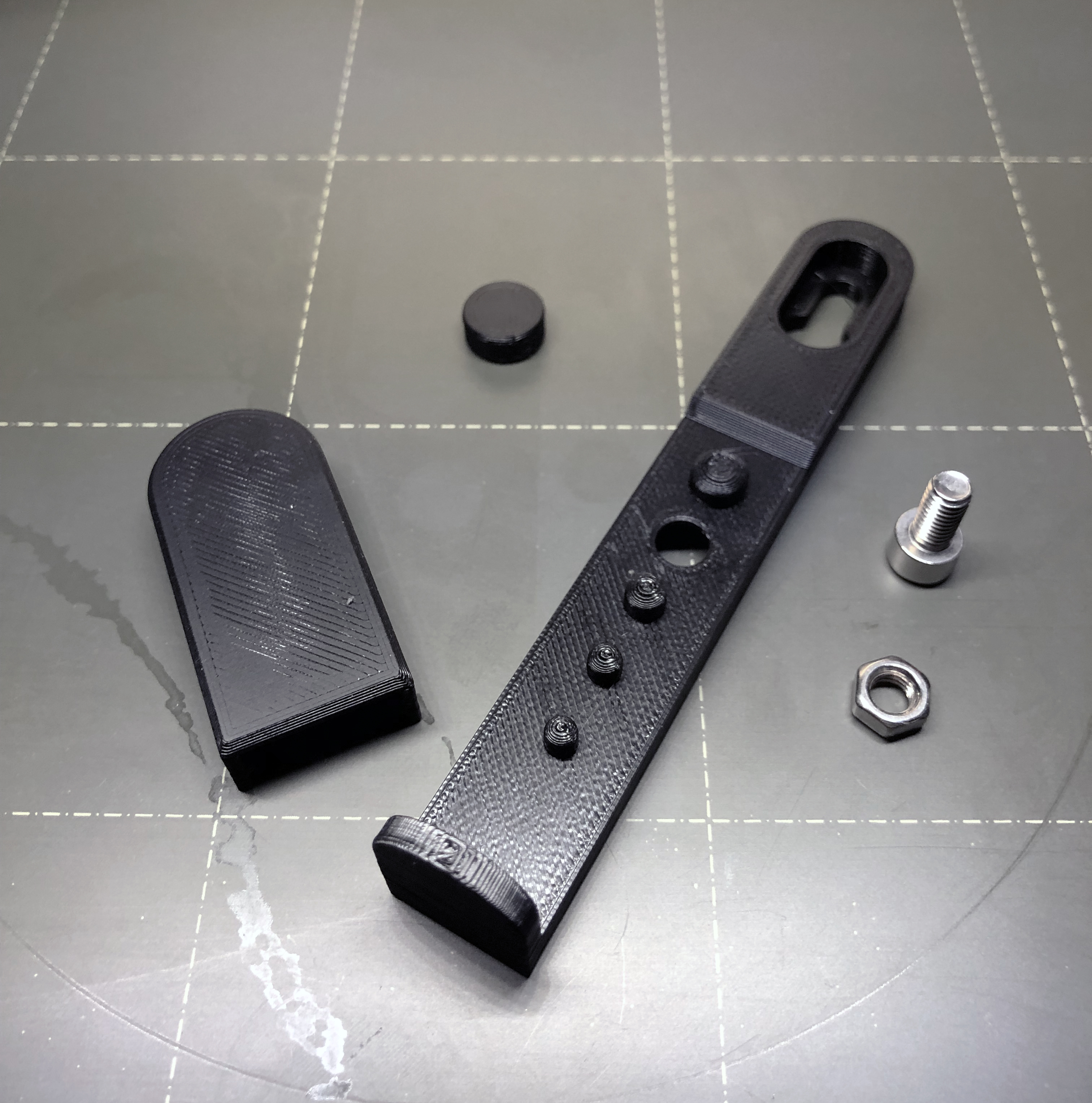 Miniatura 3 do modelo 3D Wall mounting modules for baskets