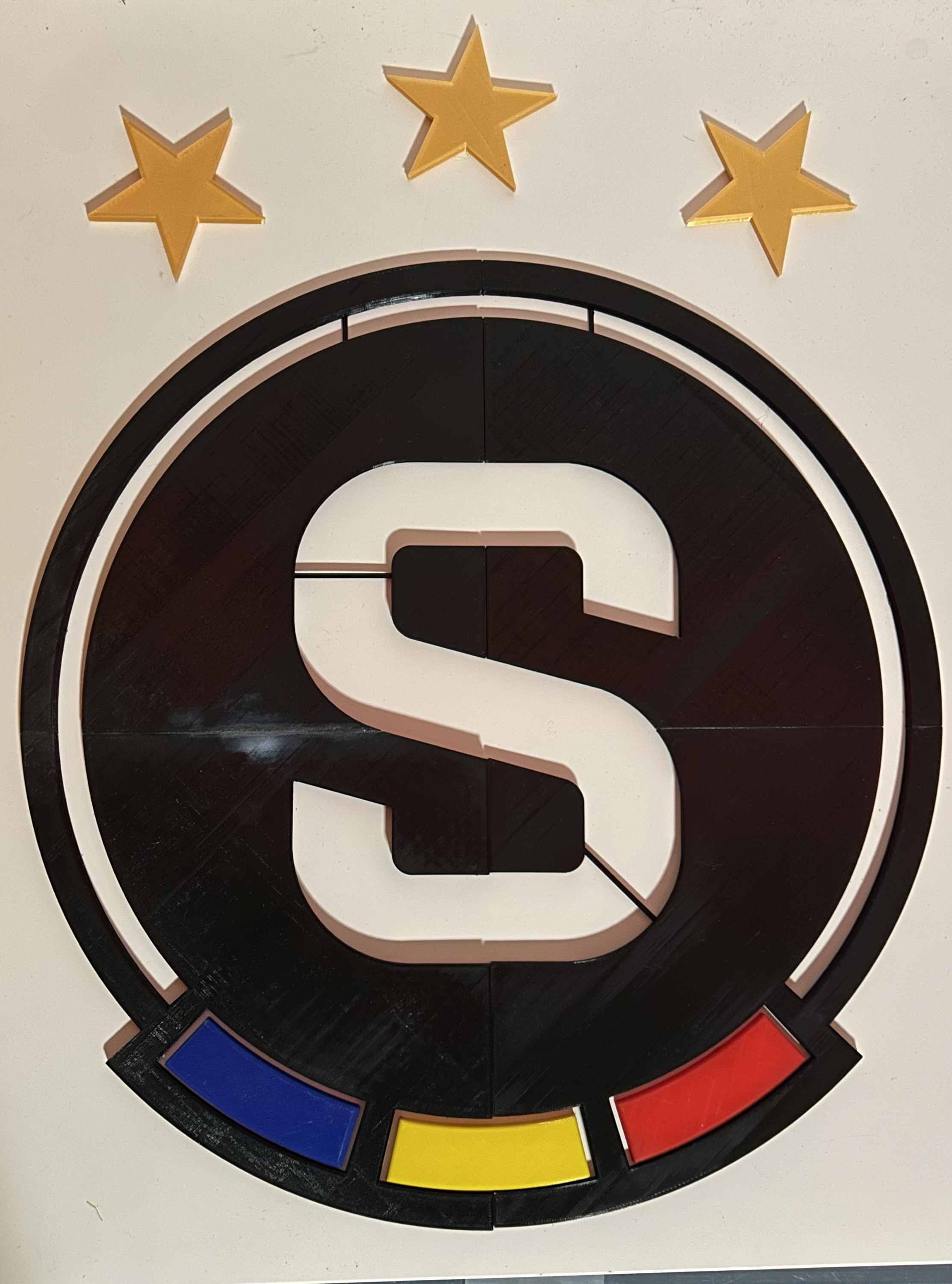 Wallart AC Sparta Praha logo by barteska1 | Download free STL model